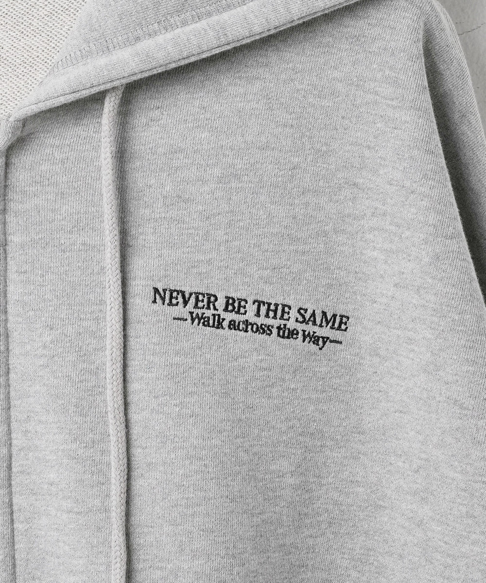 ヘビーウエイトワンポイントZIPパーカー