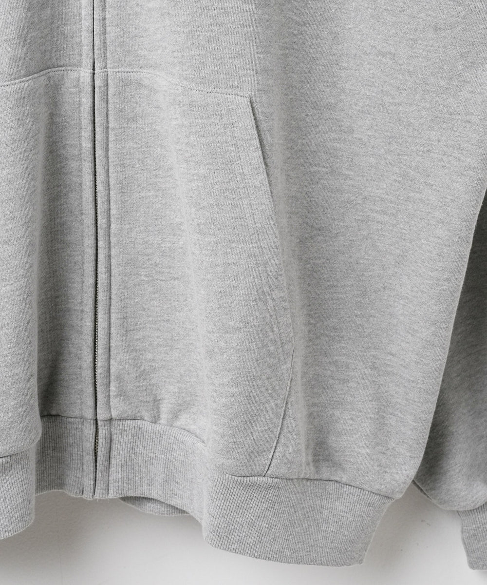 ヘビーウエイトワンポイントZIPパーカー