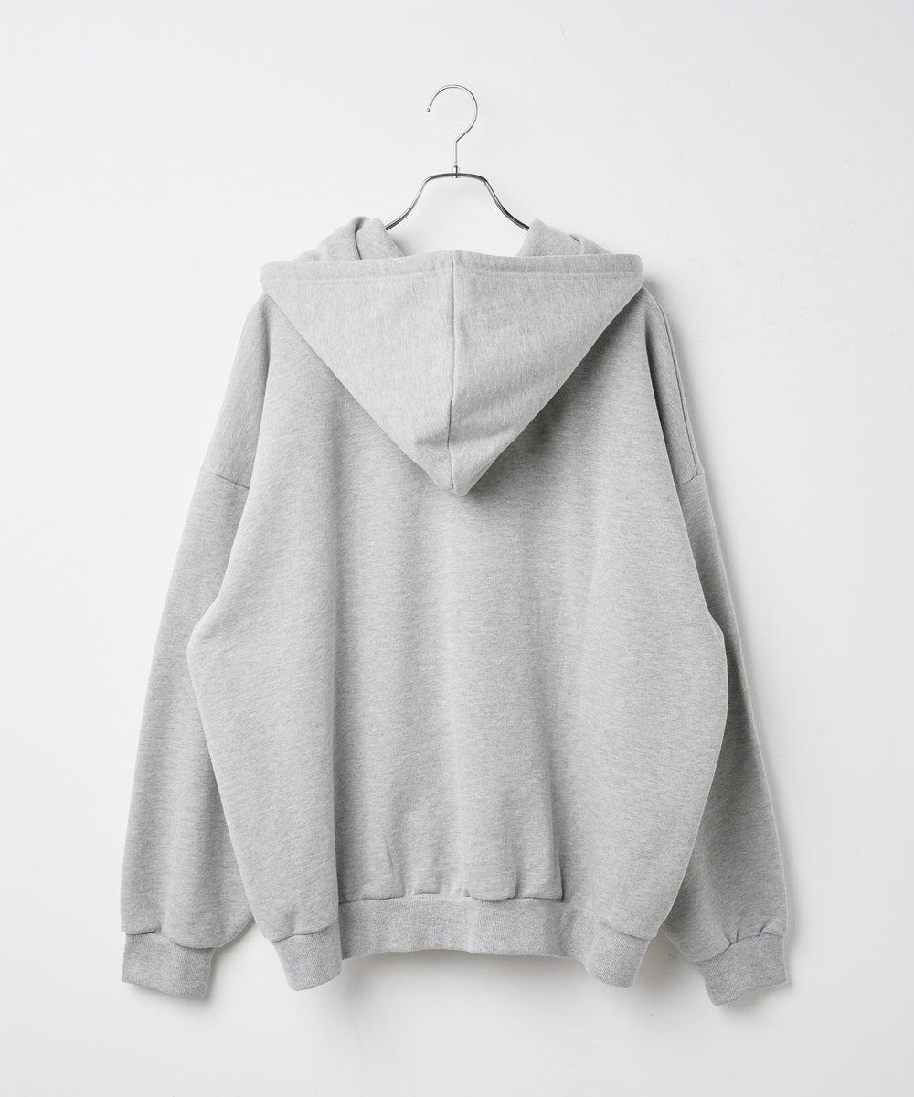 ヘビーウエイトワンポイントZIPパーカー