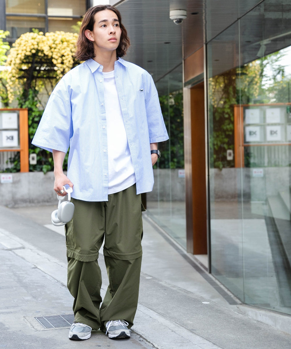 カーキ モデル：174cm L着用