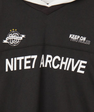 メッシュレイヤードTパーカー（LS）