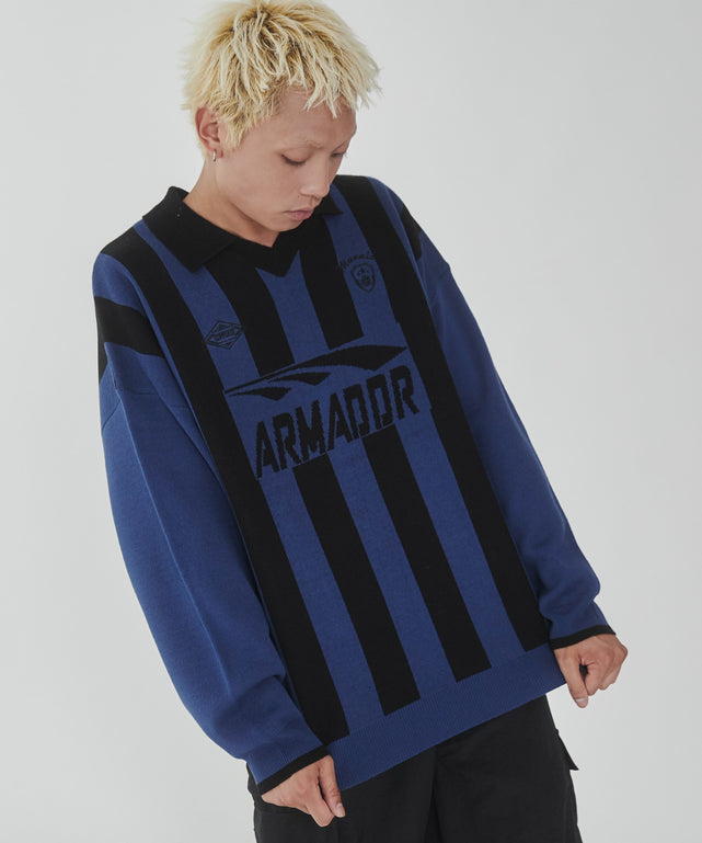 ブルー モデル：178cm L着用