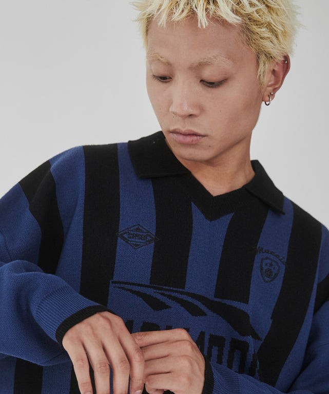 ブルー モデル：178cm L着用