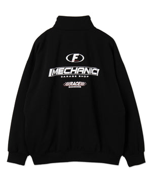 レーシングロゴハーフジッププルオーバー