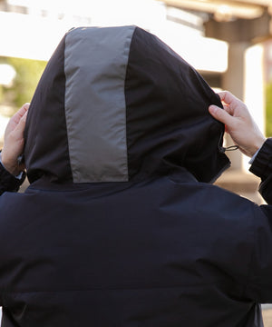 3レイヤーフードブルゾン