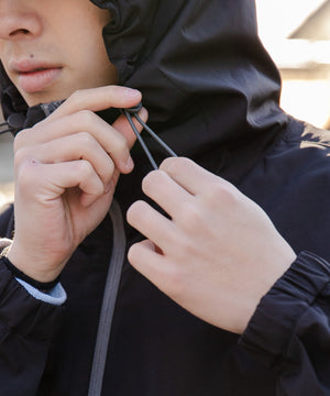 3レイヤーフードブルゾン