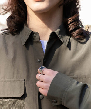 ナイロンメッシュポケットシャツ