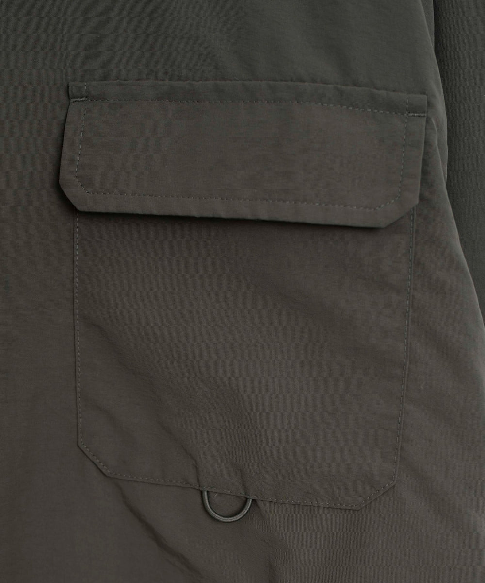 ナイロンメッシュポケットシャツ