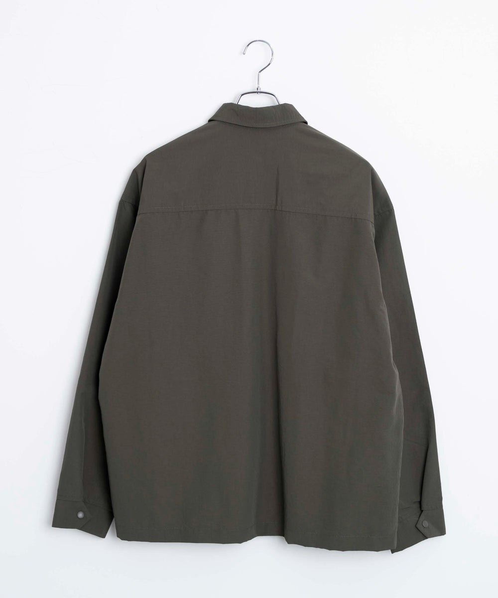 ナイロンメッシュポケットシャツ
