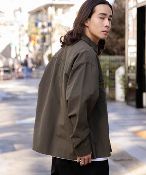 ナイロンメッシュポケットシャツ