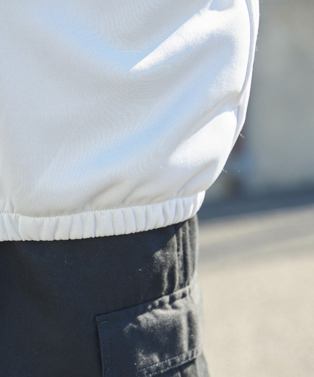 バイカラートラックジャケット