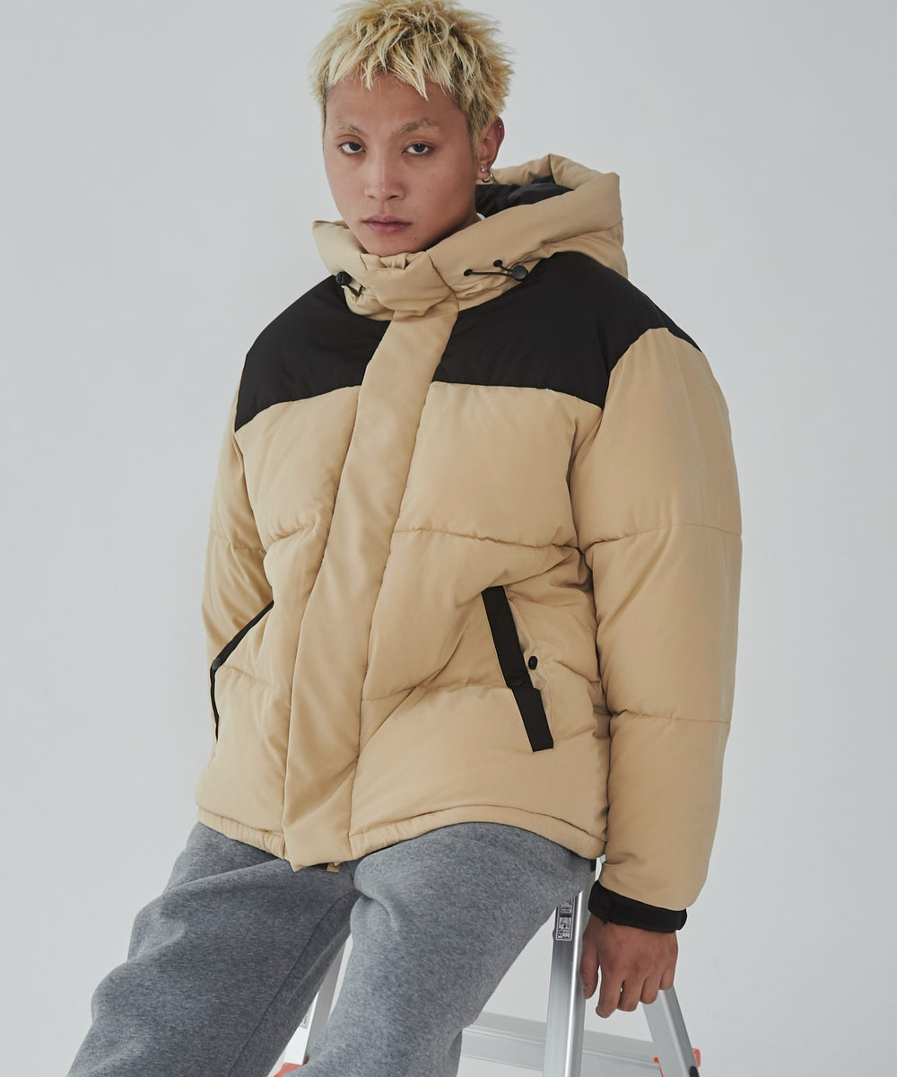 ベージュ モデル：178cm L着用