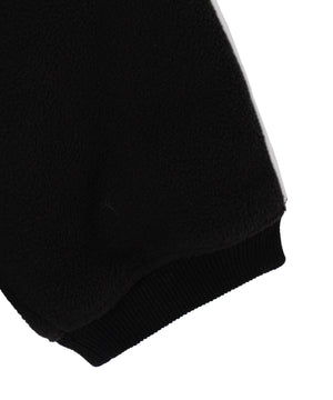 フリース　ワンポイントハーフZIPプルオーバー