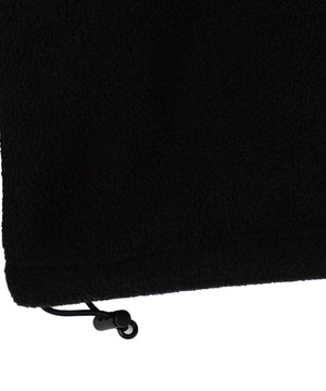 フリース　ワンポイントハーフZIPプルオーバー