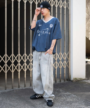 ネイビー モデル：175cm L着用