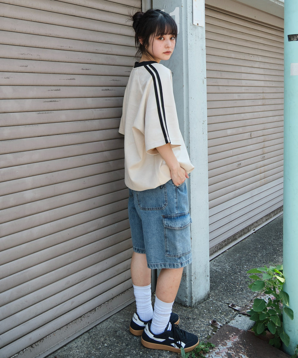 ホワイトアイボリー　モデル：160㎝　M着用