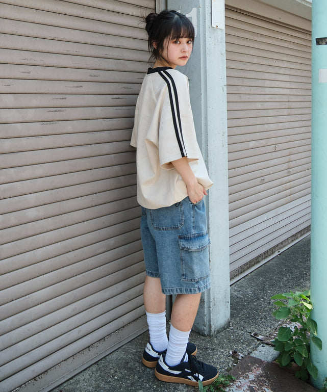 ホワイトアイボリー　モデル：160㎝　M着用