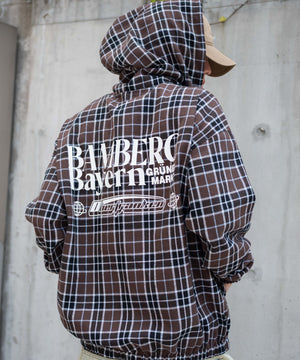 ブラウンチェック1 モデル：175cm L着用