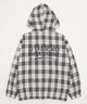 チェックグラフィックZIPパーカー（LS）