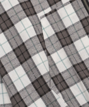 チェックグラフィックZIPパーカー（LS）