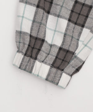 チェックグラフィックZIPパーカー（LS）