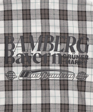 チェックグラフィックZIPパーカー（LS）