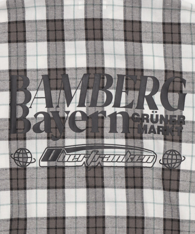 チェックグラフィックZIPパーカー（LS）