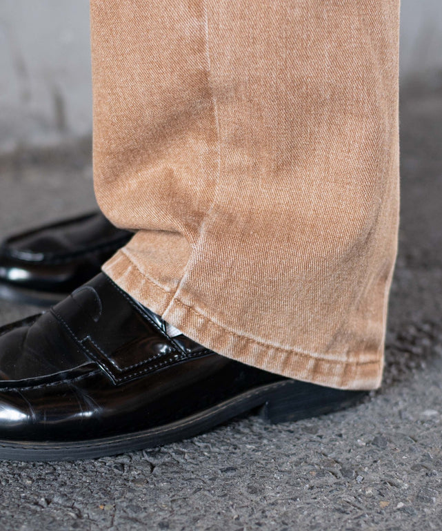 チェーン付きバルーンデニムパンツ