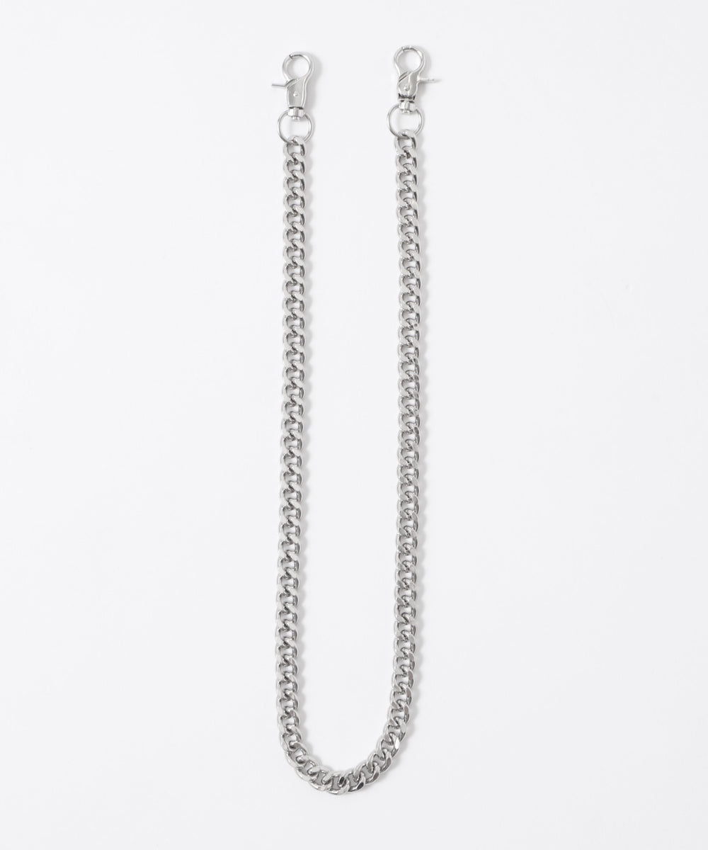 チェーン付きバルーンデニムパンツ