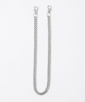 チェーン付きバルーンデニムパンツ