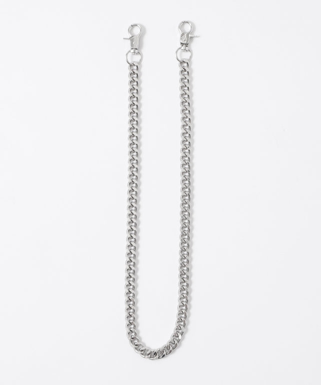 チェーン付きバルーンデニムパンツ