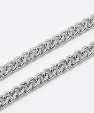 チェーン付きバルーンデニムパンツ