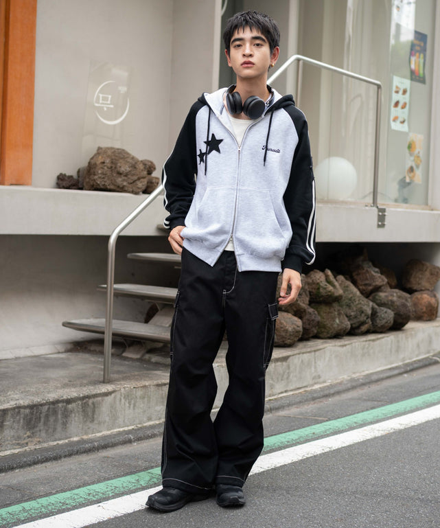 アッシュグレー　モデル：180㎝　L着用