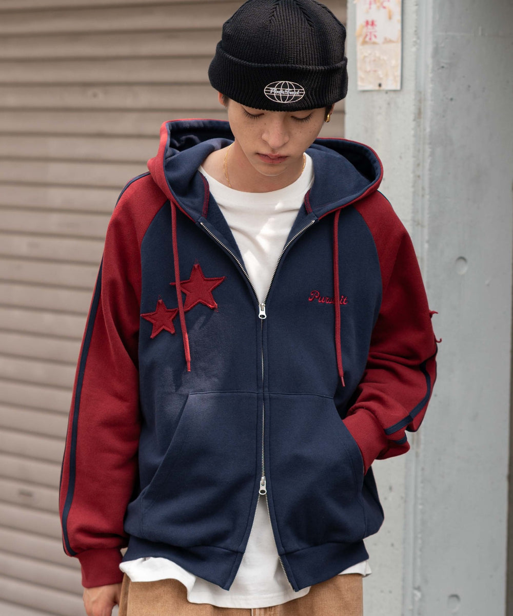 ネイビー　モデル：180㎝　L着用