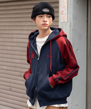 ネイビー　モデル：180㎝　L着用