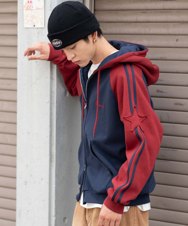 ネイビー　モデル：180㎝　L着用