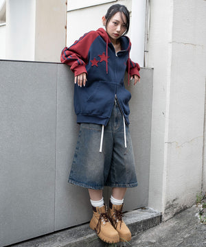 ネイビー　モデル：159cm L着用