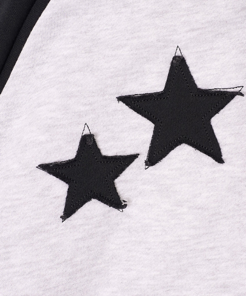 ラインラグランZIPパーカー