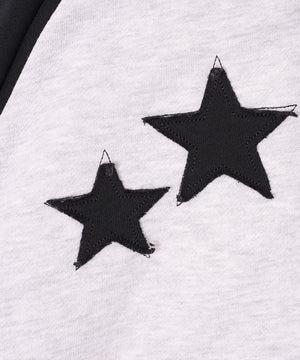 ラインラグランZIPパーカー