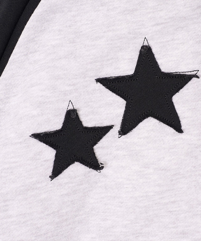 ラインラグランZIPパーカー