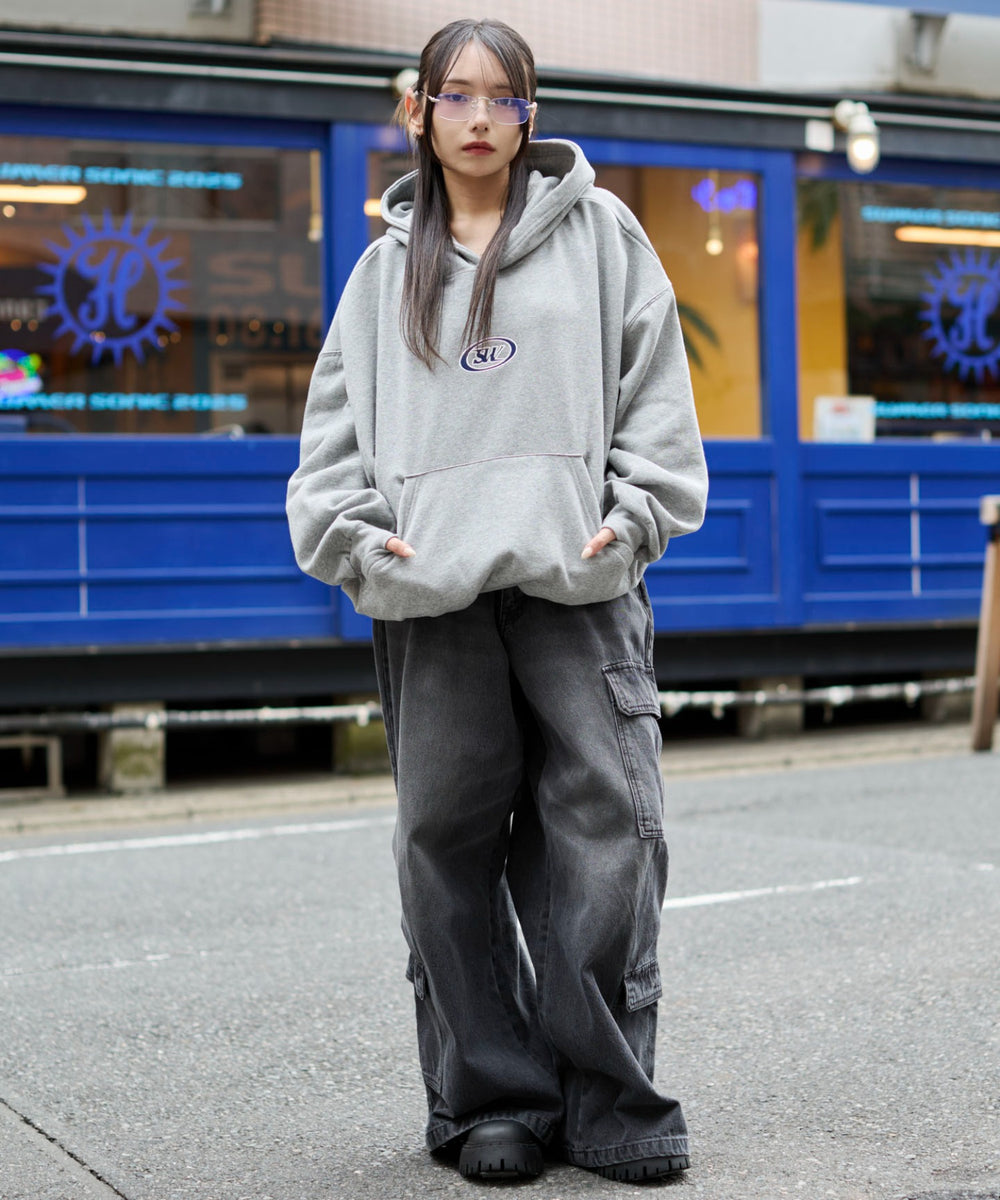 杢グレー　モデル：159cm L着用