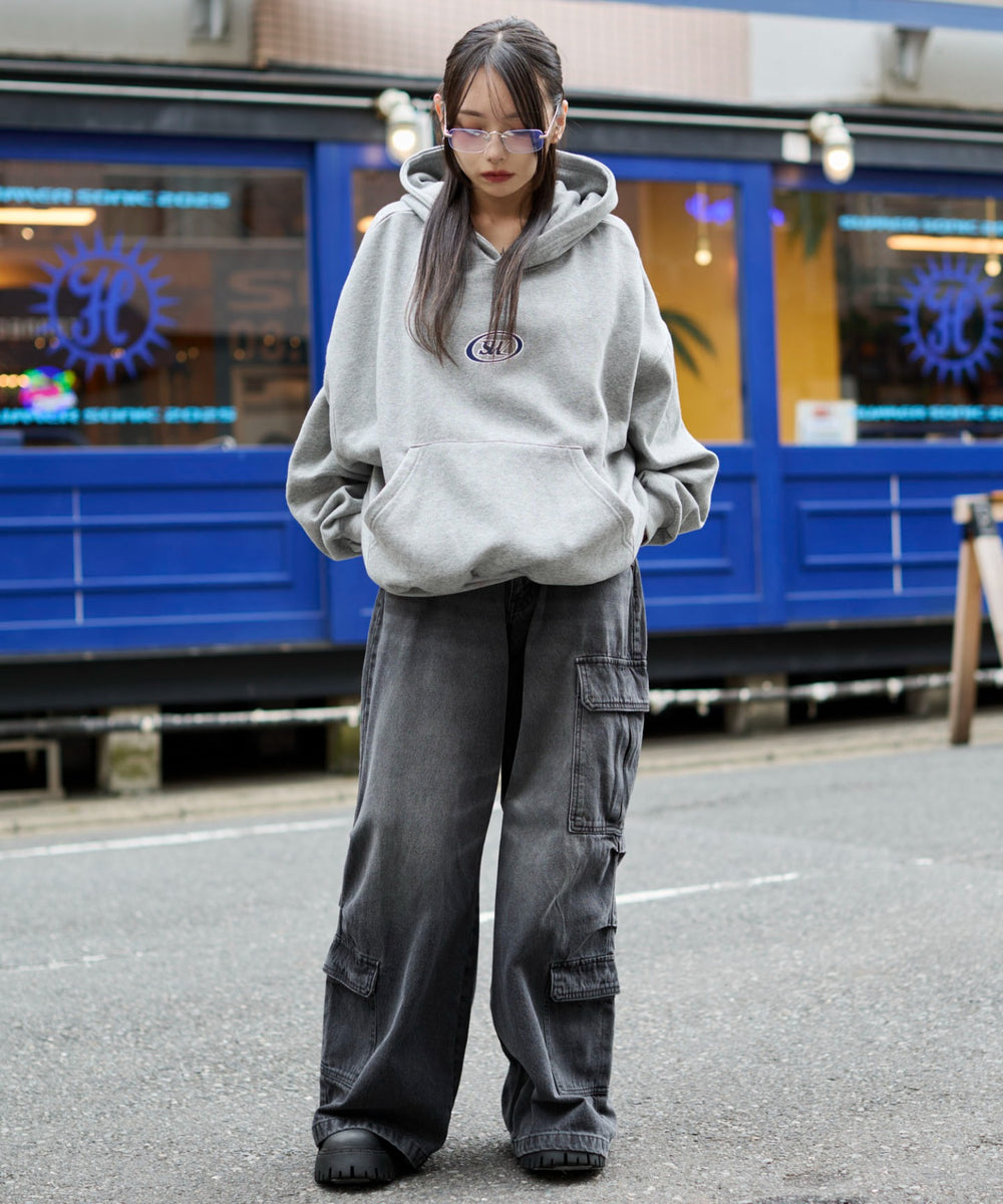 杢グレー　モデル：159cm L着用