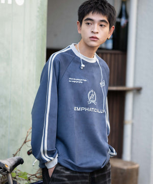 ネイビー モデル：175cm L着用