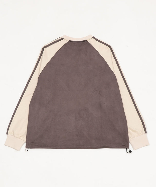 フェイクスウェードゲームプルオーバー