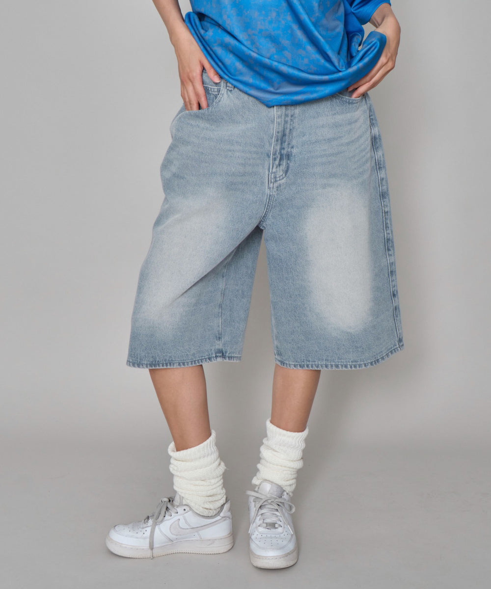 デニム淡　モデル：172㎝　L着用