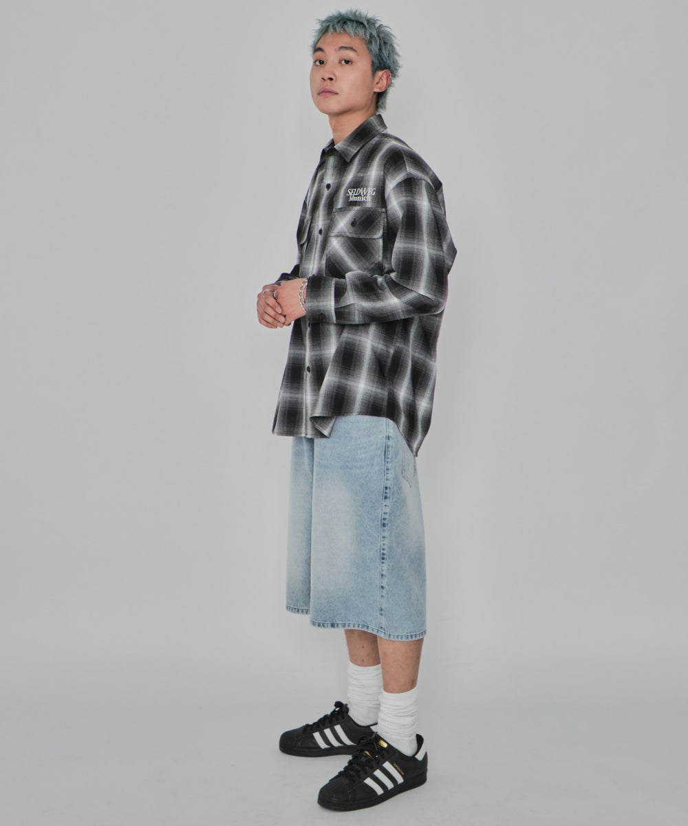 デニム淡 モデル：178cm L着用