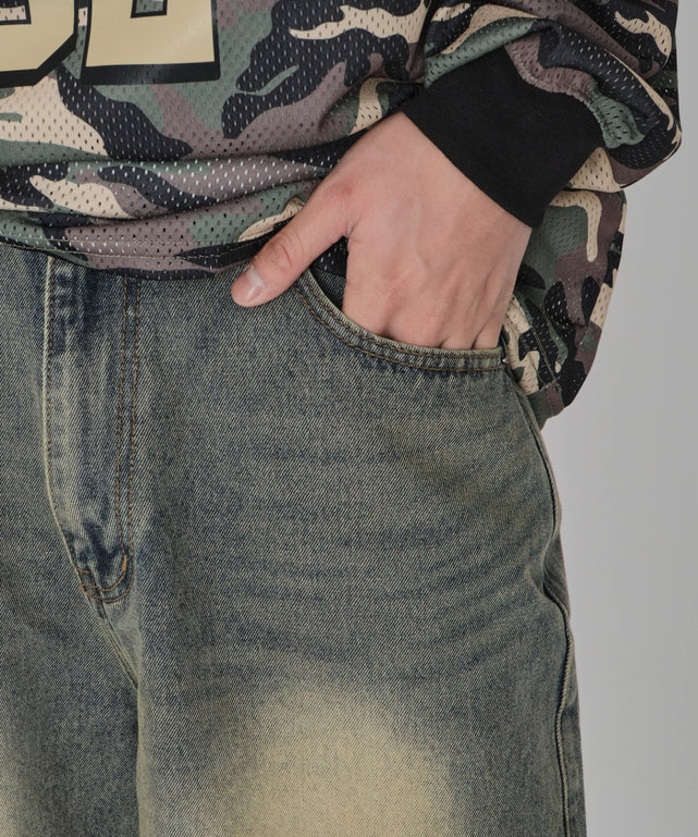 スーパーバギーデニムショーツ