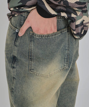 スーパーバギーデニムショーツ