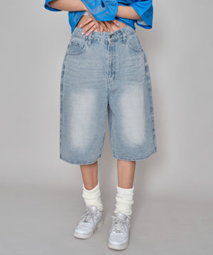 デニム淡　モデル：172㎝　L着用