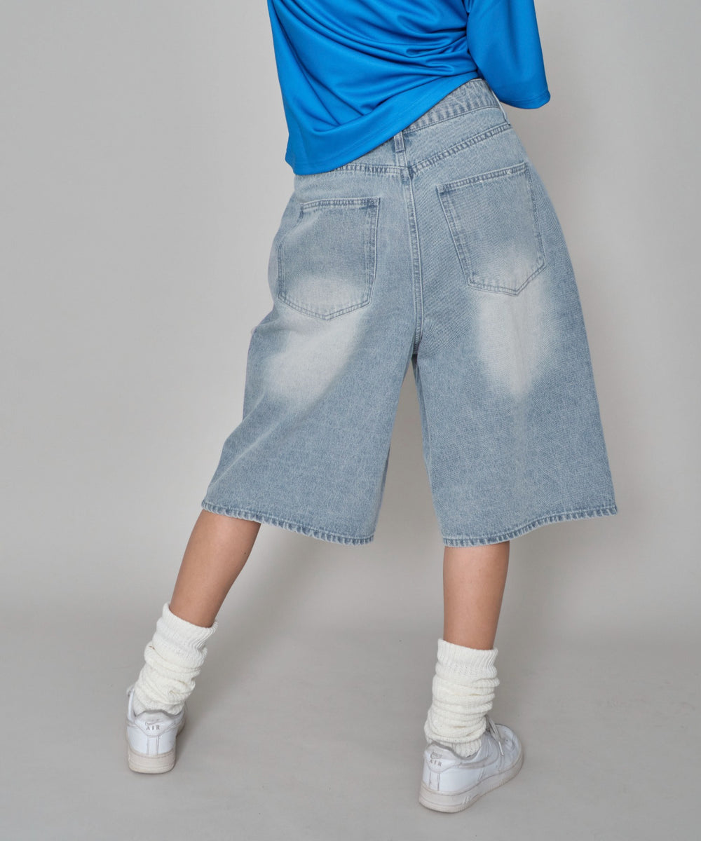 デニム淡　モデル：172㎝　L着用